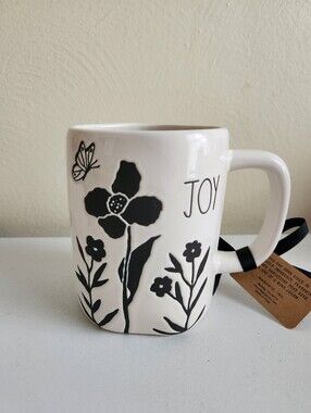 Rae Dunn Artisan Collection White Ceramic Mug by Magenta JOY